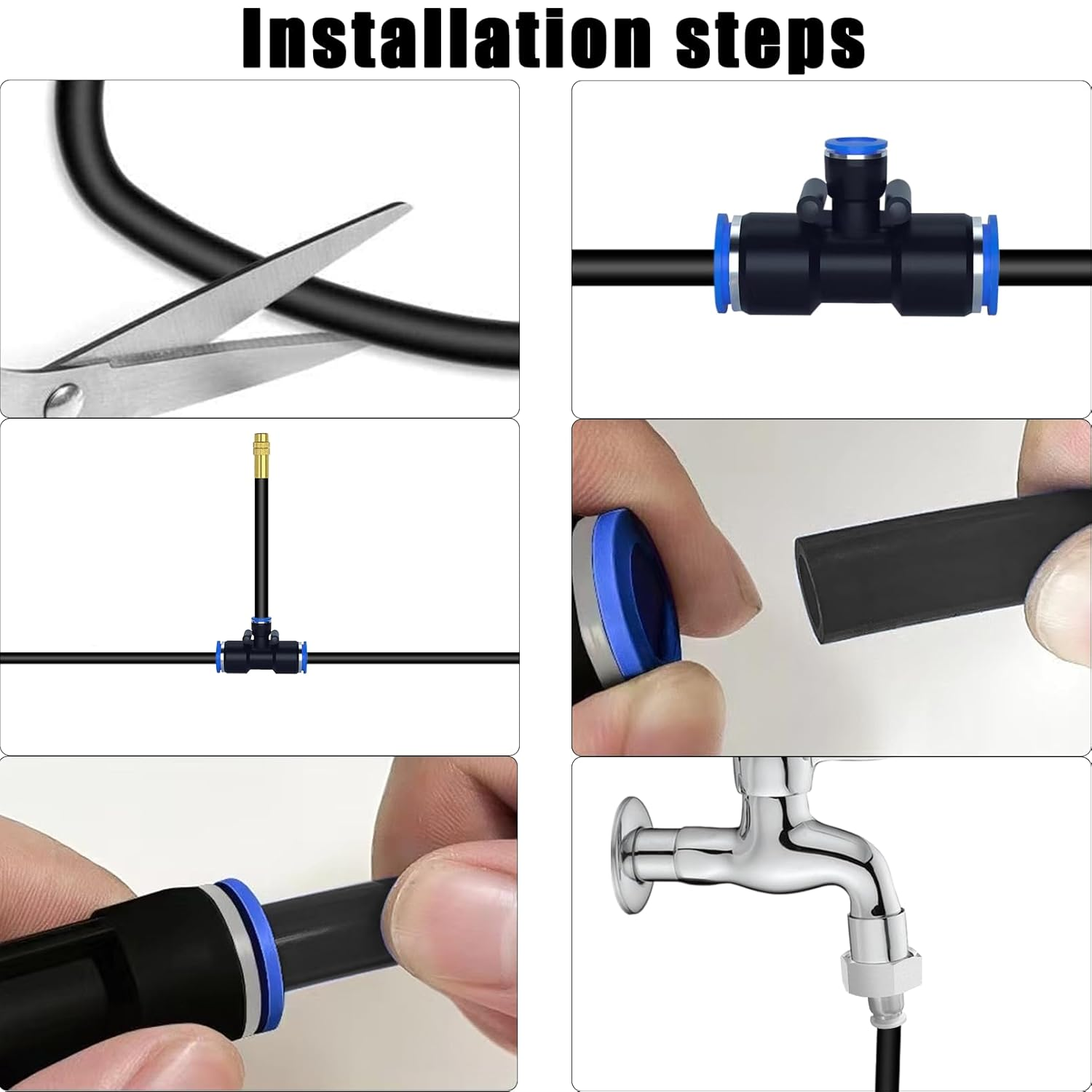 49.21Ft Drip Irrigation Kit System, 360° Bendable Garden Irrigation System - Image 7