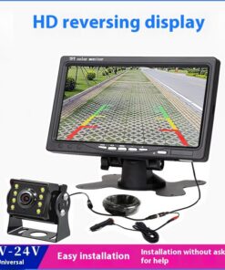 Alternative view of 7-inch Car Monitor Desktop Reversing Monitor Display