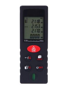 Alternative view of New Digital Laser Distance Meter 40m 60m 80m 100m Laser Rangefinder Level Area Volume Measuring Gauge diastimeter tape measure