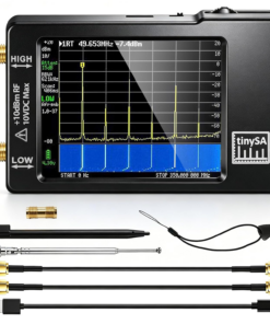 Portable Tinysa Spectrum Analyzer,  V0.3.1 Handheld Frequency Analyzer, Signal Generator 100Khz to 960Mhz MF/HF/VHF UHF Input ESD Protected Function with 2.8 Inch Touchscreen