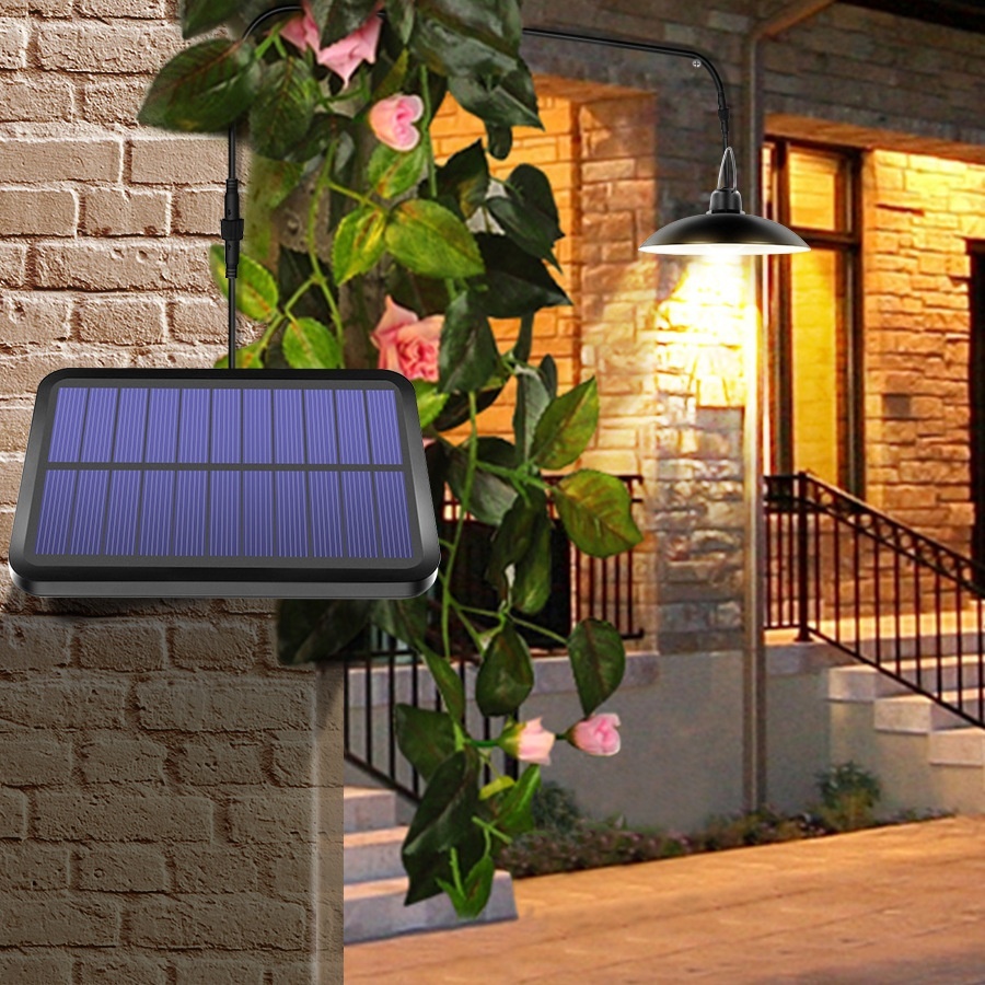 Lighting LED Solar Chandelier Outdoor Courtyard Waterproof