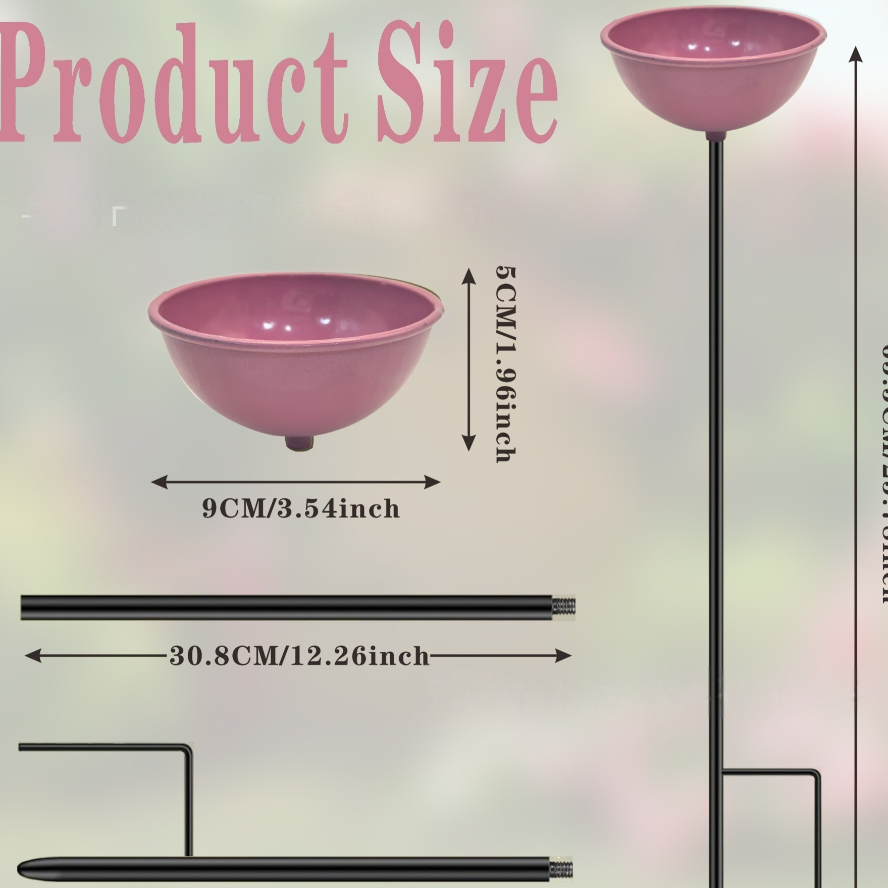 Rainwater Collector Ground Stake Metal Decoration For Gardens And Courtyards - Image 5