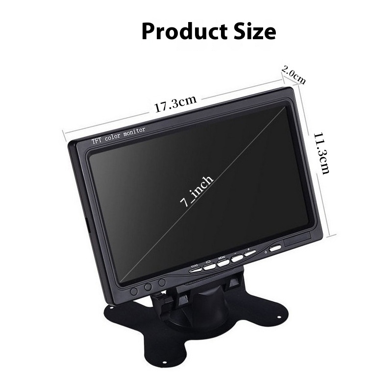 7-inch Car Monitor Desktop Reversing Monitor Display - Image 4