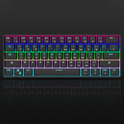 Wireless Bluetooth Keyboard Colorful PBT Keycaps Mechanical Keyboard
