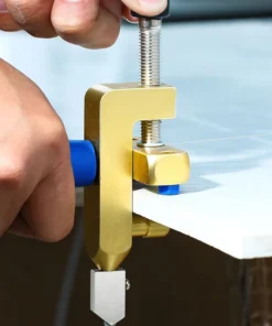 Alternative view of 2 in 1 Glass Ceramic Tile Cutter with Knife Wheel Diamond Roller Cutter Cutting Machine Opener Breaker Tools Accessories