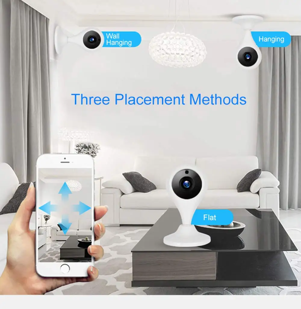 Home Security Camera Baby Monitor Smart WiFi Camera Bebe Audio Record Surveillance HD Mini CCTV IP Camera Wireless 720P - Image 2
