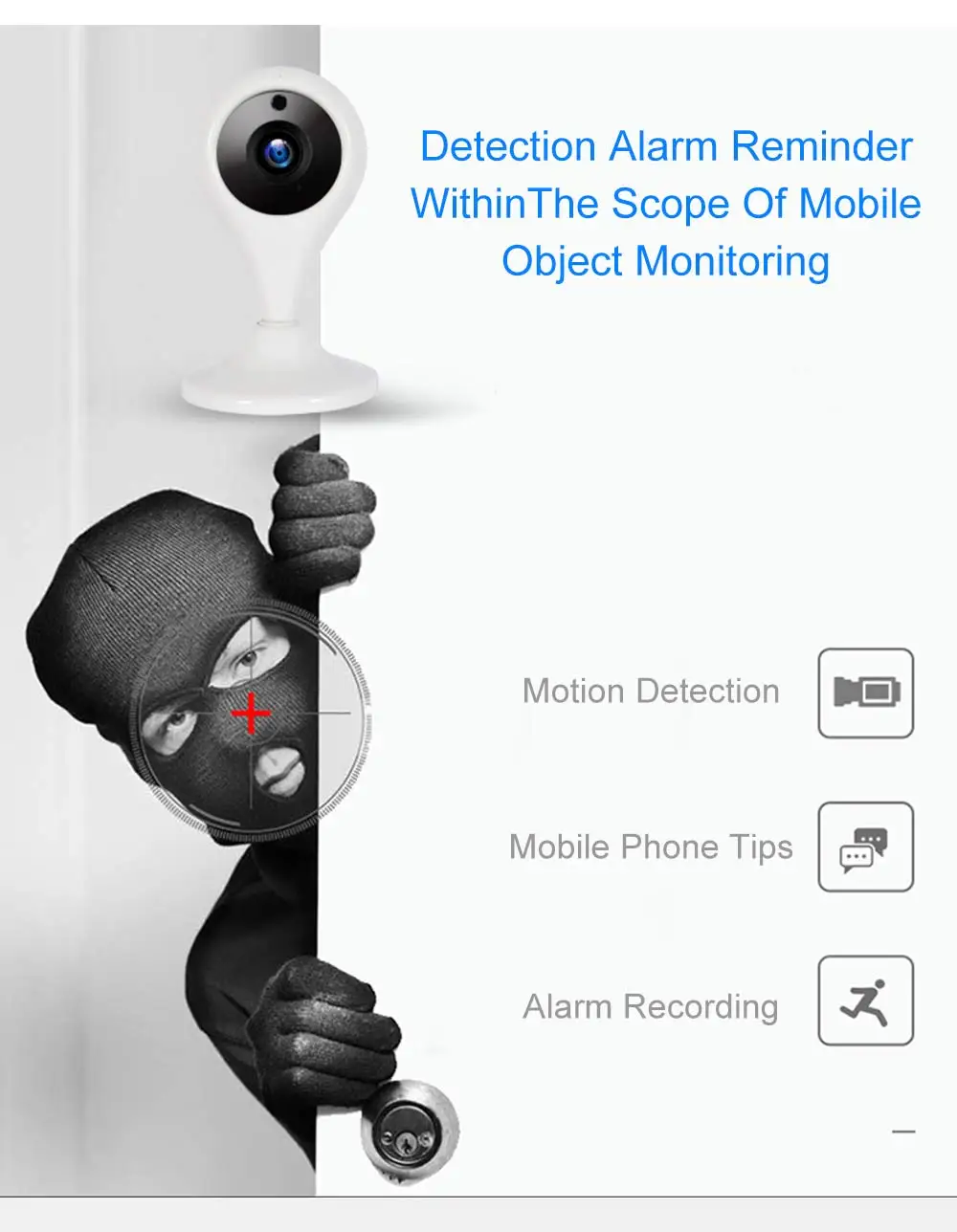 Home Security Camera Baby Monitor Smart WiFi Camera Bebe Audio Record Surveillance HD Mini CCTV IP Camera Wireless 720P - Image 4