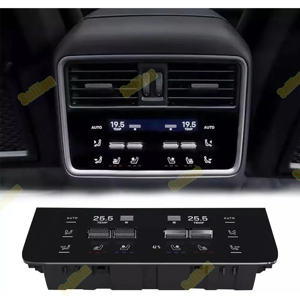 For Porsche Cayenne LCD Climate Control Panel 2024-2025 Painel De Controle Climático LCD, Atualização Sem Perda De Programação - Image 2