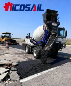 Concrete mixer 3.5 volumetric cement pump self installed cement concrete mixer truck for sale