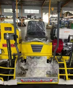 Ride-On Concrete Power Trowel, High Performance Floor Finishing and Polishing Machine