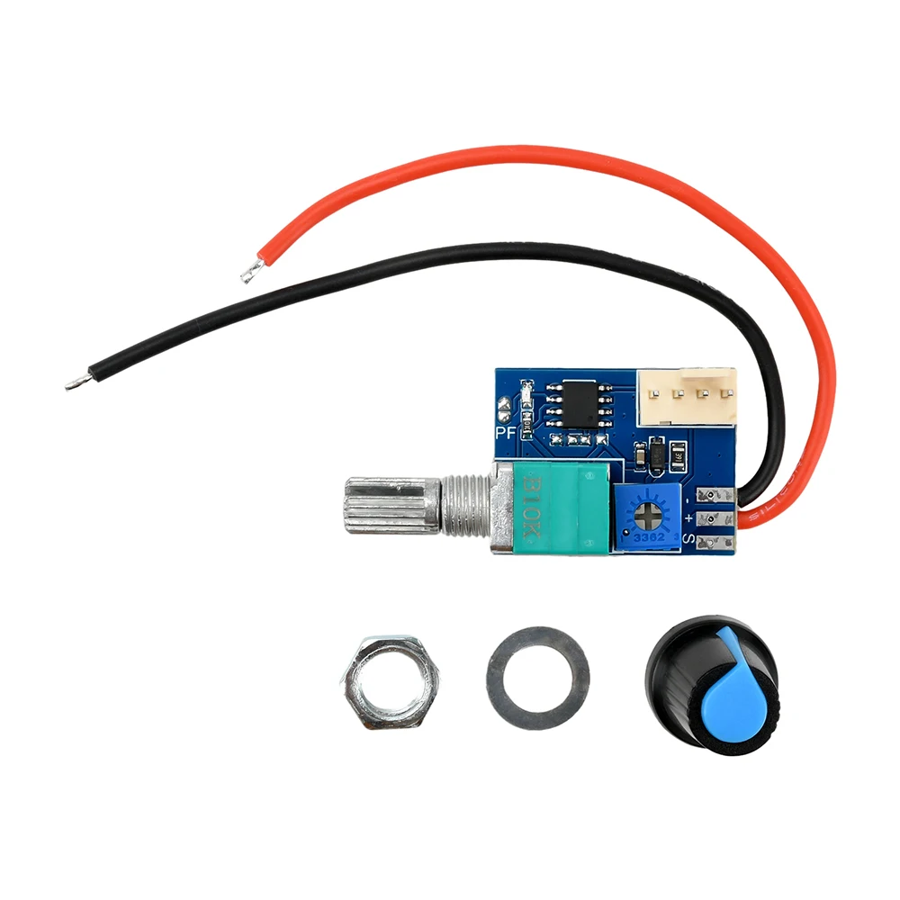 4 Pin PWM Fan Speed Motor Controller With Knob Switch 1-Channel Fan Speed Regulator Electrical Equipment Governor For Laptop Fan - Image 7