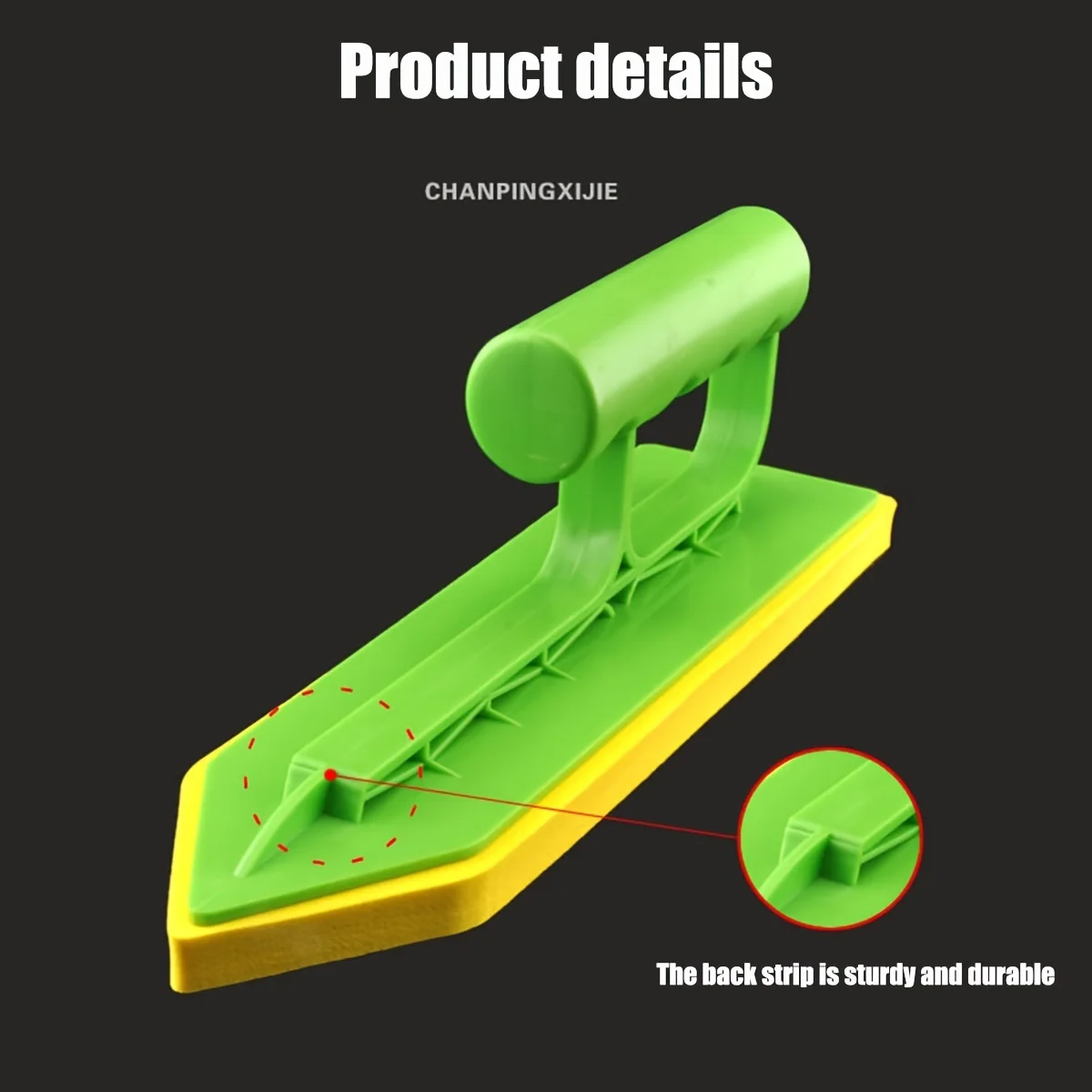 Sponge Foam Float Trowel For Grout,Stucco,Tile Floor Tile Beauty Seam Scraper Spatula,Scraping Putty,Caulking Special Tool - Image 4