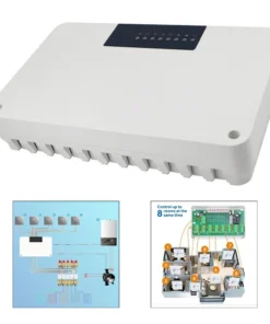 5/8 Zone Central Heating Hub Controller Underfloor Water Heating System For Gas Boiler Pump Valve Actuator