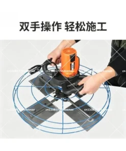 Alternative view of Hand Push Electric Concrete Ground Polisher for Cement Pavement Smoothing at Construction Sites