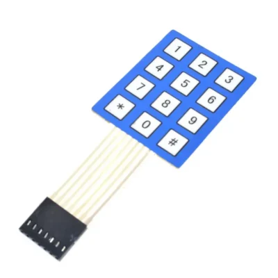 12 Key 3x4 Matrix Array Membrane Switch Keypad 4*3 4X3 Keyboard 3*4 Keys Display Switch Control Panel For DIY