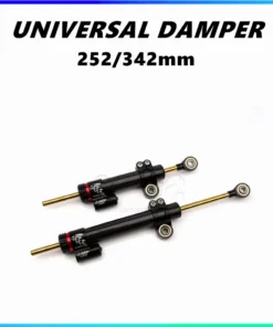 Motorcycle Damper Steering Stabiliz Adjustable 252mm 342mm steering stabilizer for Honda Kawasaki Yamaha Aluminum universal damp