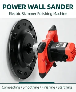 220V Electric Concrete Wall Smoothing Machine Wall Grinding Polisher for Home Renovation, Putty & Floor Finishing Tools