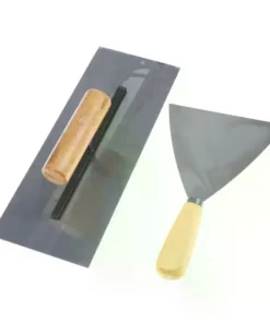 Alternative view of 3 Pcs Trowel Scraper Tool Concrete Hand Masonry Heavy Duty Paint Wood Garden Trowels Tools Power Professional Plastering Tool