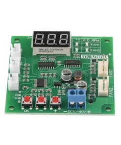 4 Wire PWM Fan Controller 2 Channel DC 12V 24V Temperature Sensor Board for FPGA Heat Sink Cooling - Image 5
