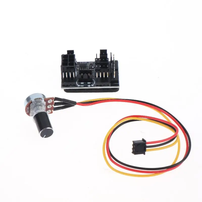 Computer Case Miner Fan Speed Controller DC 12V 8-Channel Fan Hub PWM High-Power Violent Fan Controller Fan Governor