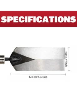 Alternative view of Brick Trowel, Finishing Trowel, Mason Brick Trowel, Plastering Trowel, Mortar-Applying Trowel, Tile-Setting Brick Trowel