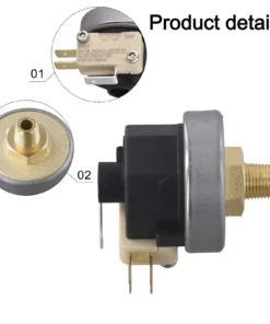 Alternative view of Steam Boiler Accessories Pressure Valve Controller Copper Pressure Valve Controller Machine Part Maximum Current 15A