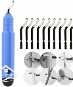 Burr Trimming Cutter Knife Scraper Deburring Tool Reamer Handle for Wood Plastic Aluminum Copper and Steel