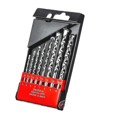 1 Set Multi Functional Concrete Wall Cement Brick Drill Bits Alloy Impact Drill Bits Straight Shank Construction Drill Bits