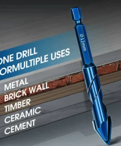 Alternative view of Masonry Concrete Spiral Drill Bit Eccentric for Glass Ceramic Tile Brick Plastic Wood Mason Hard Alloy Wall Hole Cutter Saw DIY