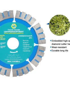5'' 125mm Dry/Wet Use Diamond Saw Blade for Concrete Asphalt road surface stone cutter blade cutting circular Cutting Tools - Image 6