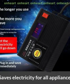 Alternative view of [C]Intelligent Power Saver with Digital Display Energy Efficient Electricity Saving Equipment for Home Office
