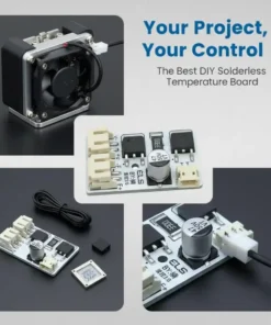 DIY Fan Temperature Control Board Automatic Fan Controller LED Fan Speed Controller DC 12-32V To 12V Step-down For DIY Projects