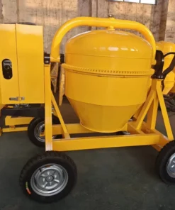 Alternative view of High Performance 350L Mobile Concrete Mixer Machine Portable Petrol Cement Mixer for Construction Projects with Wheels CE