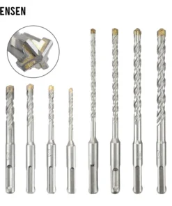 1Pc Concrete SDS Plus bit Cross Cutter head double auger Hammer 110mm 160mm 200mm Wall Brick Block Electric Hammer Masonry Bit