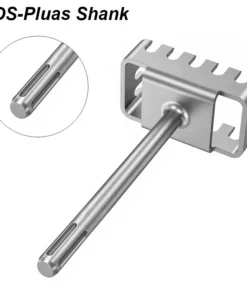 SDS Plus Square Wall Box Hole Cutter Rectangular Masonry Open Pun Tool for 86 Junction Electrical Socket Brickwork Chisel Bit - Image 4