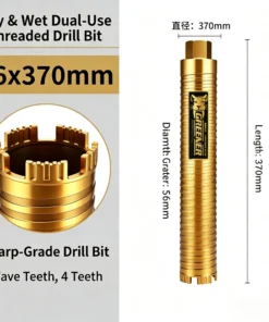 Concrete Water Drill Bit Cement Brick Specialized Hole Opener Dry Wet Amphibious Drill Bits Air Conditioning Tools Accessories - Image 14