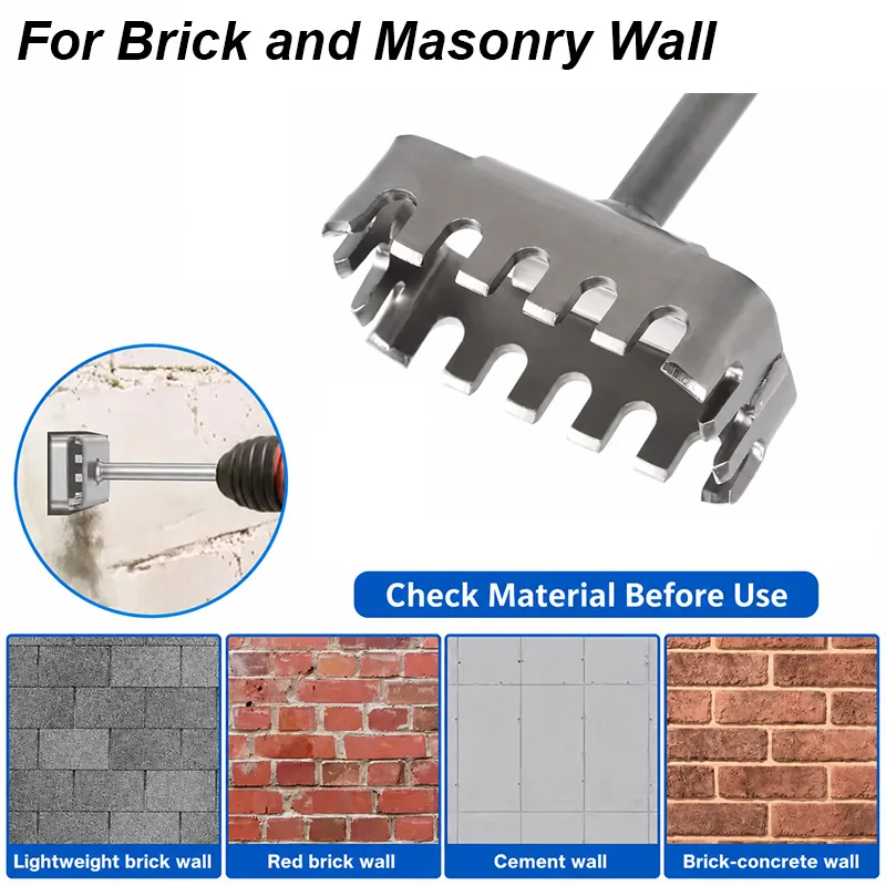 SDS Plus Square Wall Box Hole Cutter Rectangular Masonry Open Pun Tool for 86 Junction Electrical Socket Brickwork Chisel Bit - Image 6