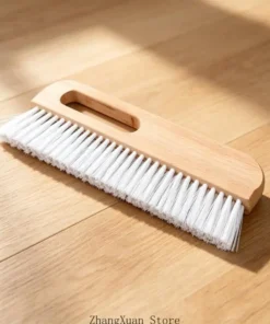 Alternative view of Concrete Work Brush with Handle for Texturing Curbs and Flatwork, Removing Loose Mortar, Cleaning Equipment, and Rinsing with