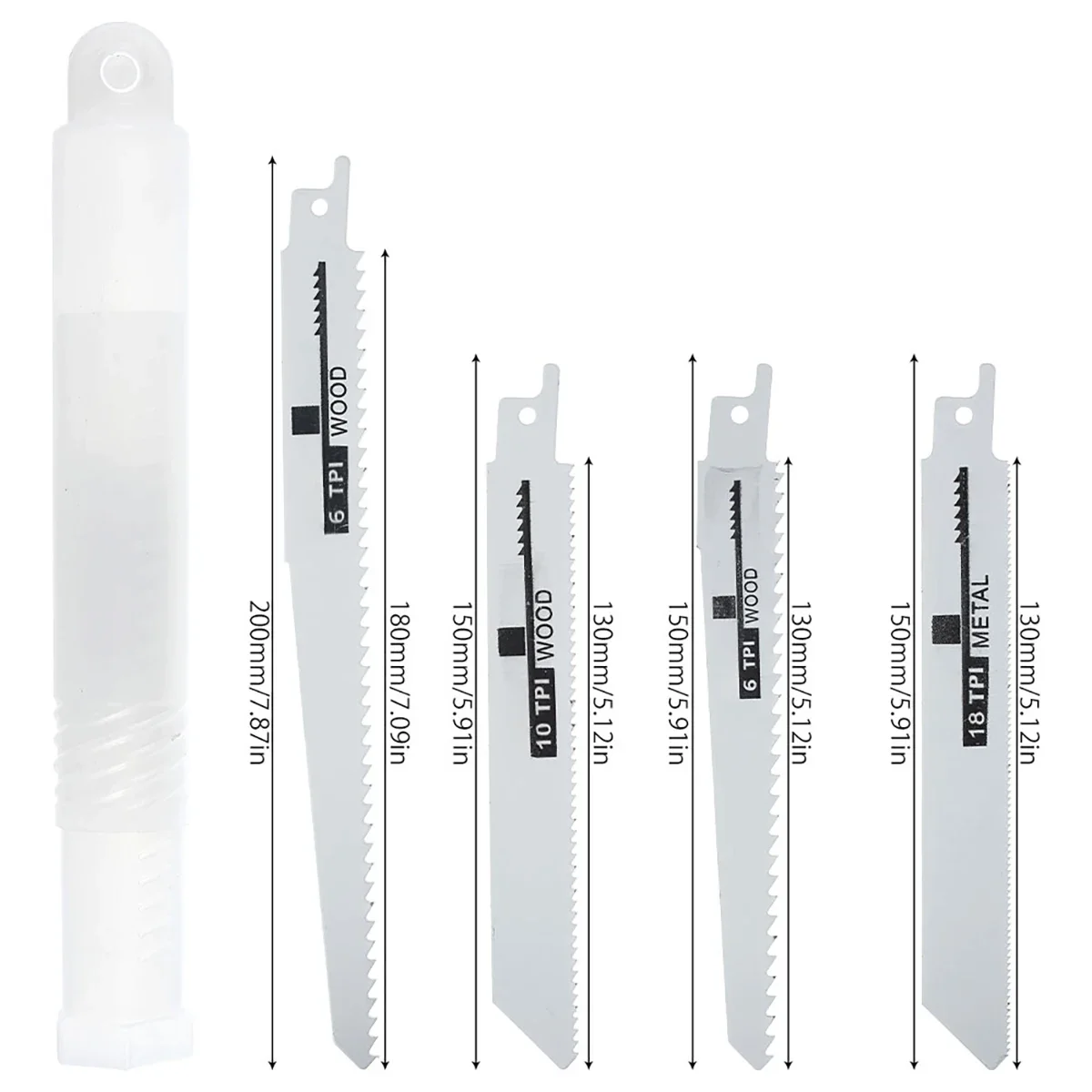 10Pcs Reciprocating Saw Blades Multi-Purpose Saber Saw Handsaw for Wood Metal Plastic Pipe Cutting Power Tool Accessories - Image 6