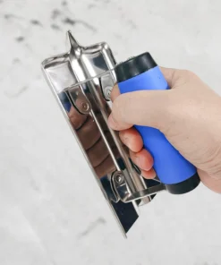 Concrete Hand Edger Or Groover Concrete Tools Stainless Steel with Soft Grip Plaster Stucco Cement Finishing Tool Pool Trowel - Image 3