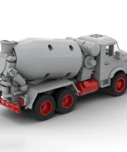 Alternative view of City Engineering Car Model MOC Building Bricks Concrete Mixer Modular Technology Gifts Holiday Assemble Children Toys Suit