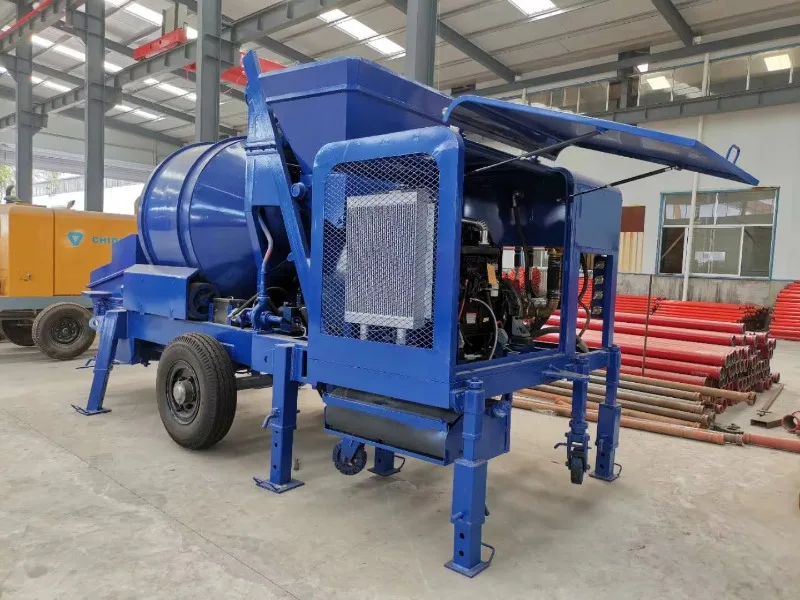 High Efficiency Concrete Pump Mobile Diesel Concrete Mixer With Pump Machine for Mixing and Pumping for Building Construction - Image 6
