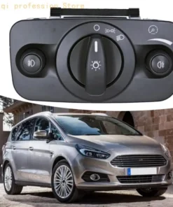 Alternative view of Headlamp Control Switches Panel for Dashboard Lighting Repair, Turning Selector, Fog Lamp Buttons, Brightness Adjuster and