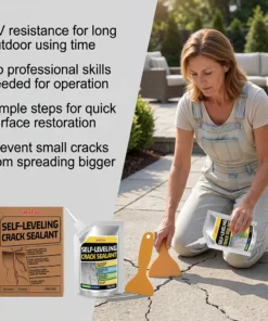 Alternative view of 100g Waterproof Concrete Cracks Filler, Self-Leveling Sealant, Fast-Drying Cement Sealant for Outdoor Driveway Sidewalk Patios