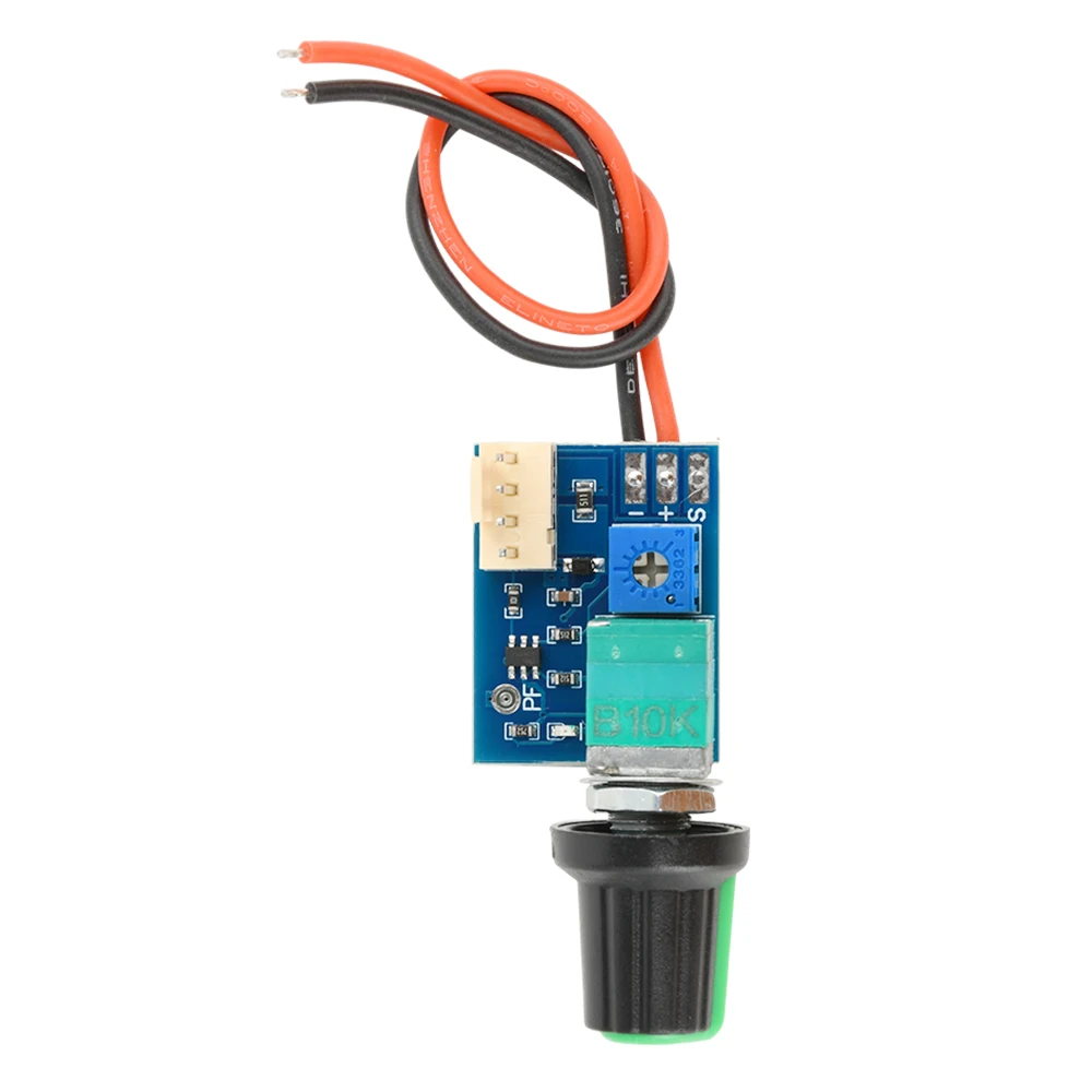 DC 12V Fan Motor Controller 4 Wire PWM Fan Speed Control Module Computer Temperature Control Switch Mini 3A Fan Speed Regulation - Image 2