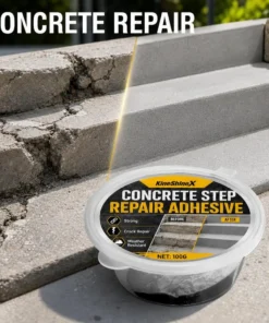 Alternative view of Concrete Step Crack Repair AB Epoxy Adhesive Waterproof Heavy Duty Filler for Stairs Walkways Driveways