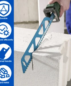 Alternative view of Reciprocating Saw Blade 10/12/18/20inch Carbide Sawzall Blades for Cutting Aerated Concrete, Concrete Block, Brick, Hand Tools