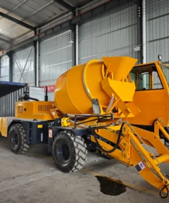 55kw High Power Operation Concrete Self Loading Truck Multi-speed Mixing Self Loading Concrete Mixer Truck