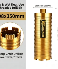 Concrete Water Drill Bit Cement Brick Specialized Hole Opener Dry Wet Amphibious Drill Bits Air Conditioning Tools Accessories - Image 10