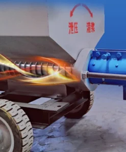 Alternative view of Mortar Sparying Machines Cement Plastering Pump Machine Mixing Grout Integrated Machine Concrete Pump Mixer Machine for Spain